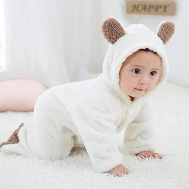 3D Warm Bear Jumpsuit for Baby - Image 2