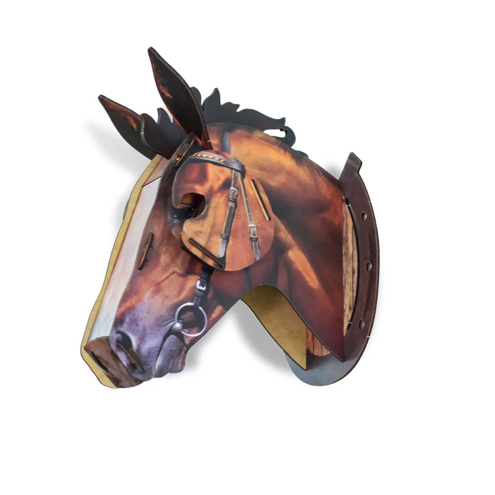 3D Wooden Craft Horse Hanging Wall Decor - Image 8