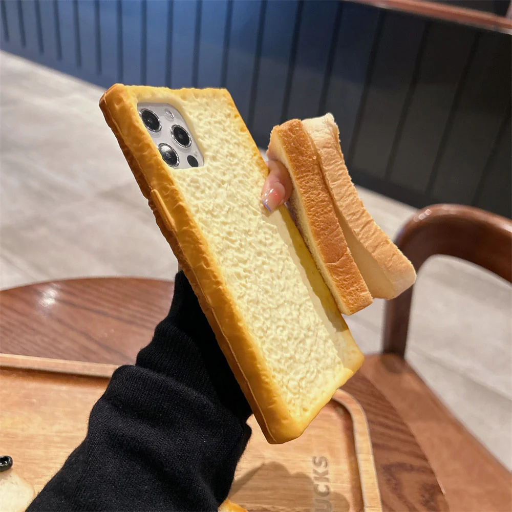 3D Yummy Toast Armor Phone Case - Image 2