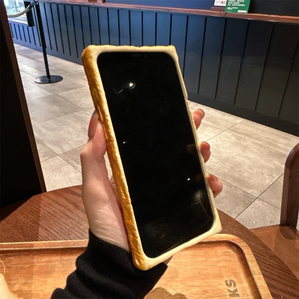 3D Yummy Toast Armor Phone Case - Image 3