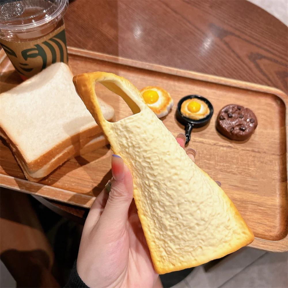 3D Yummy Toast Armor Phone Case - Image 4
