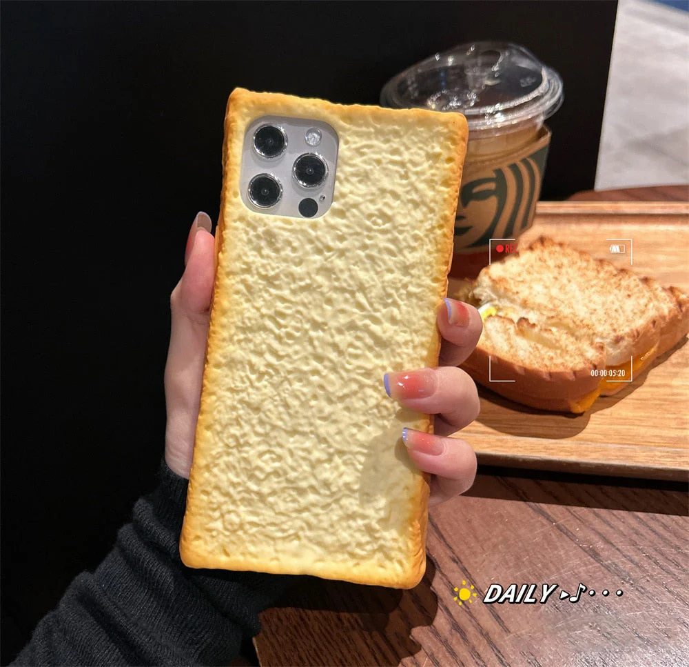 3D Yummy Toast Armor Phone Case - Image 5