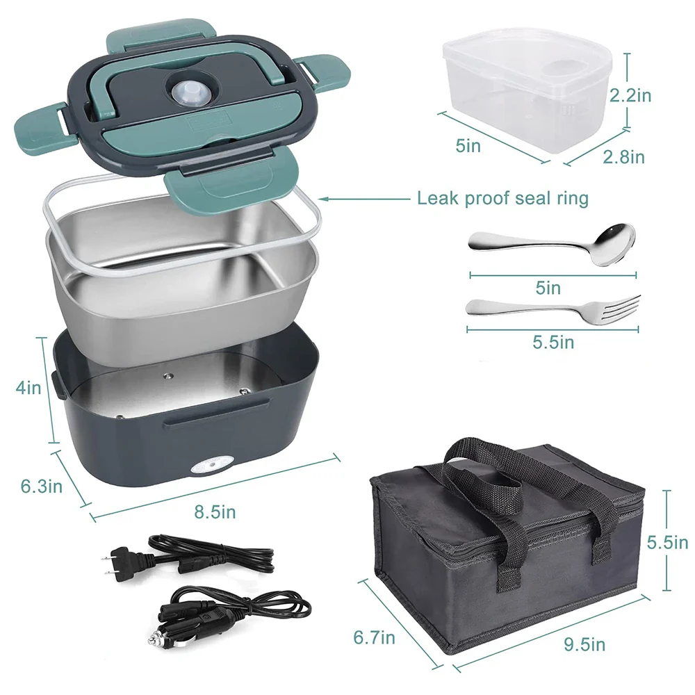 3in1 Electric Heat Fast Portable Meal Warmer Box - Image 2