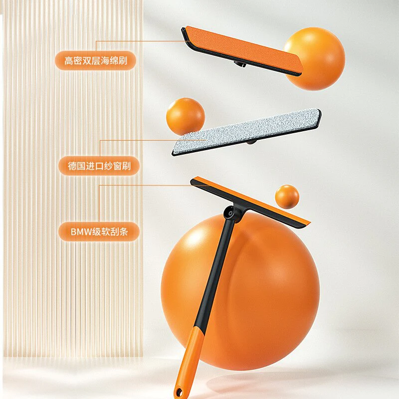 3in1 Foldable Window Cleaning Wiper Brush - Image 9