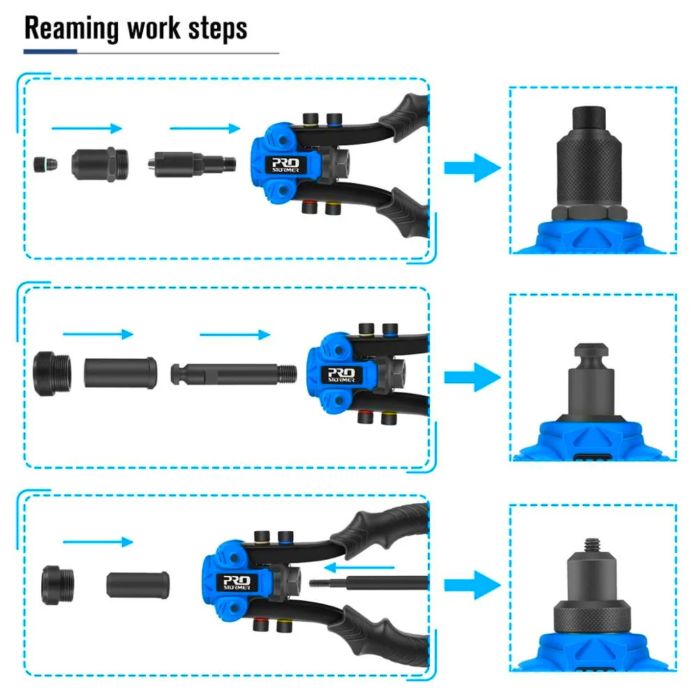 3in1 Hand Rivet Nut Tool Set - Image 7