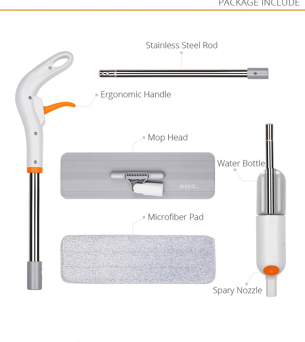 3in1 Hand Sweeper Water Spray Mop - Image 10