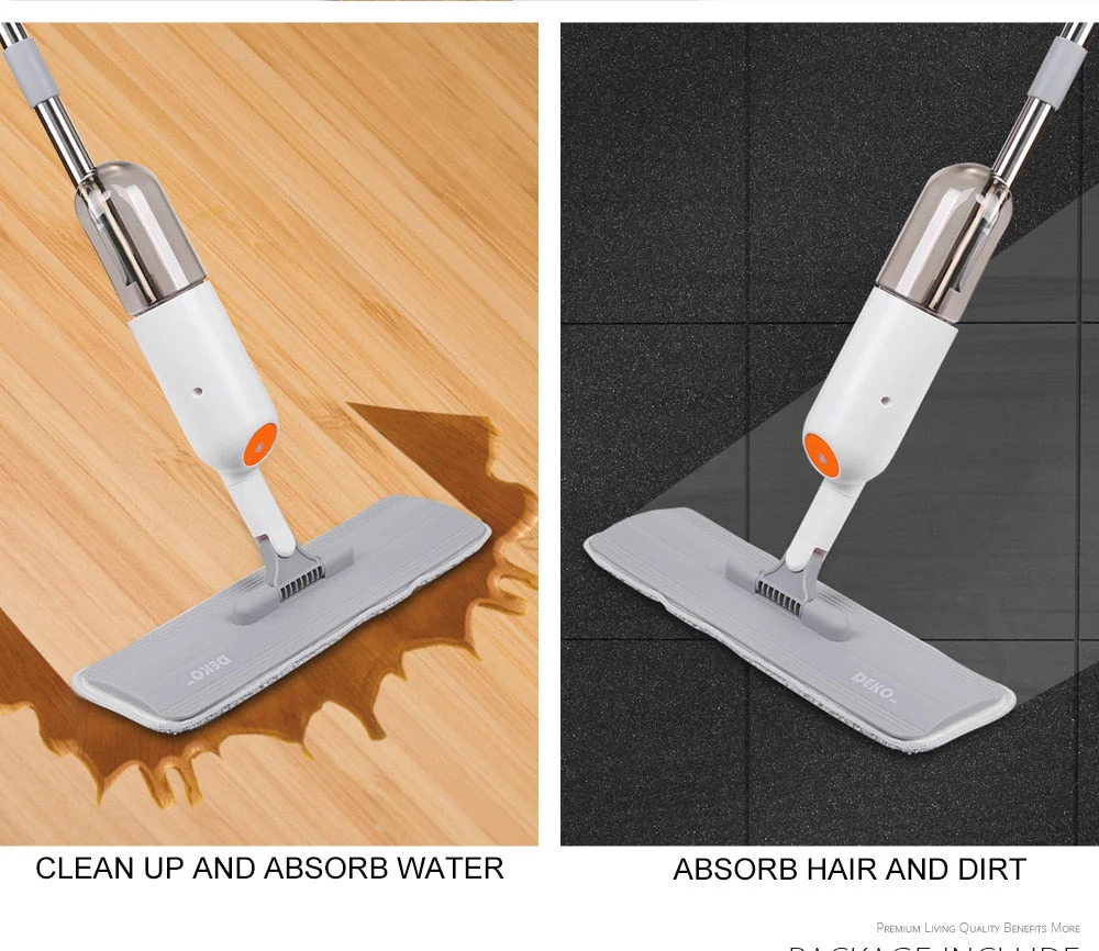 3in1 Hand Sweeper Water Spray Mop - Image 5