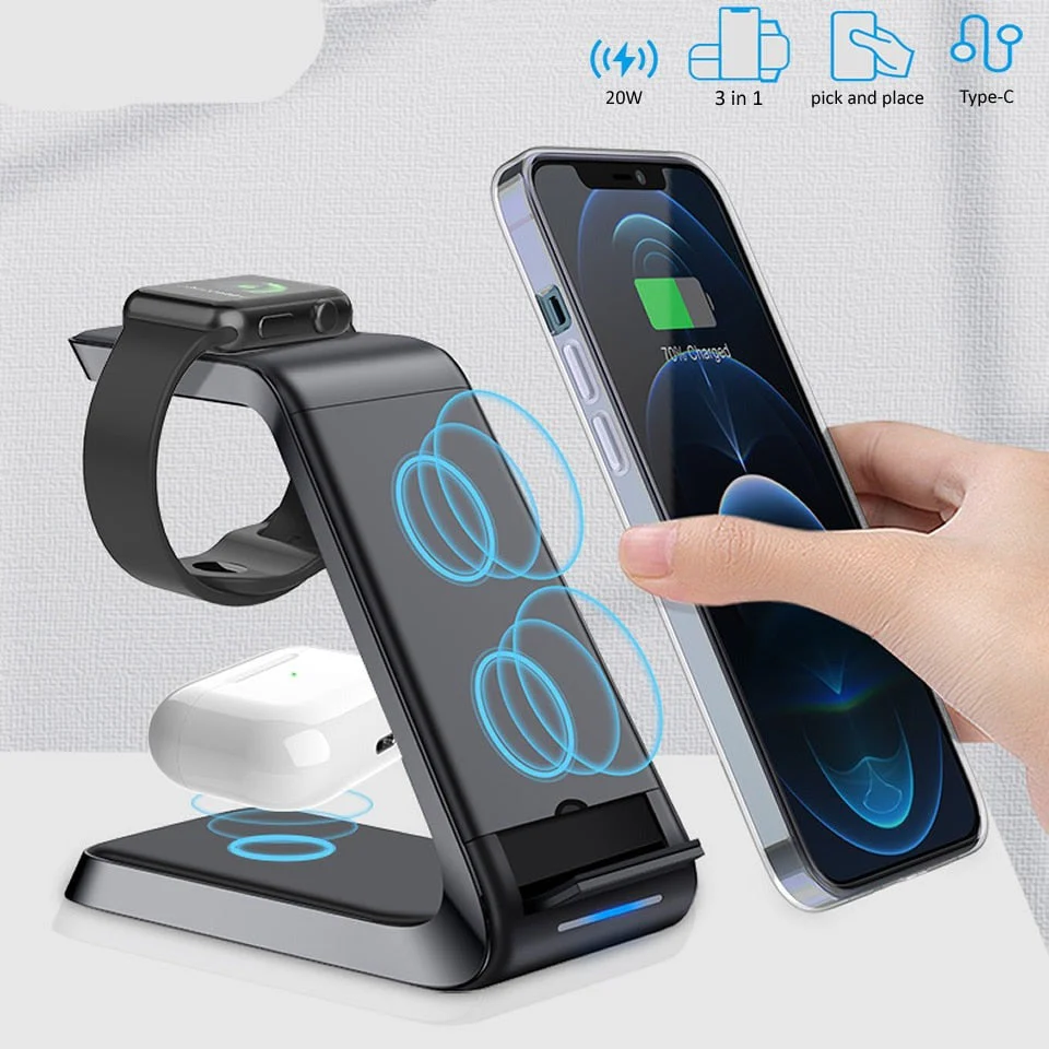3in1 Magnetic Wireless Charger Stand - Image 3