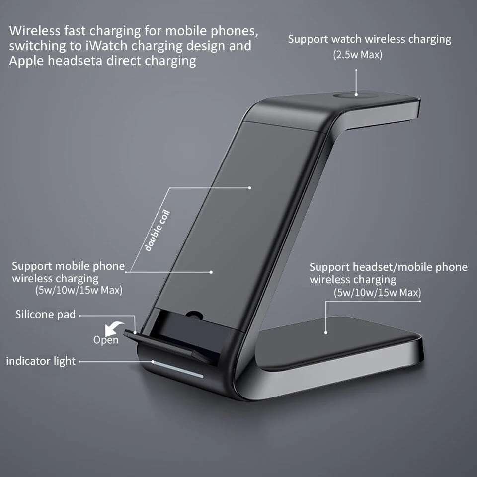 3in1 Magnetic Wireless Charger Stand - Image 5