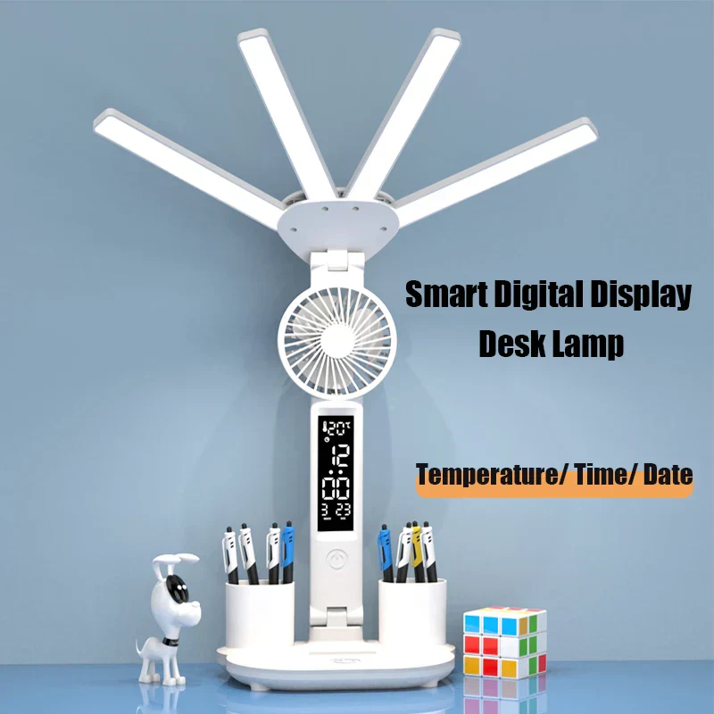 3in1 Multifunctional Four-Head Smart Table Lamp - Image 13