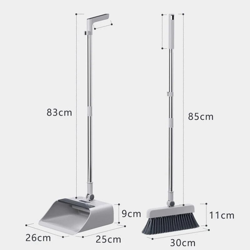 3in1 Quick Clean Extendable Dustpan Set - Image 4