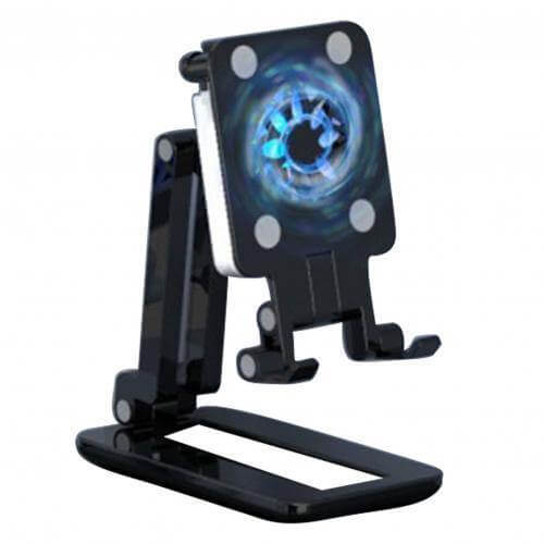 3in1 Selfie Light Adjustable Cooling Fan Phone Holder - Image 19
