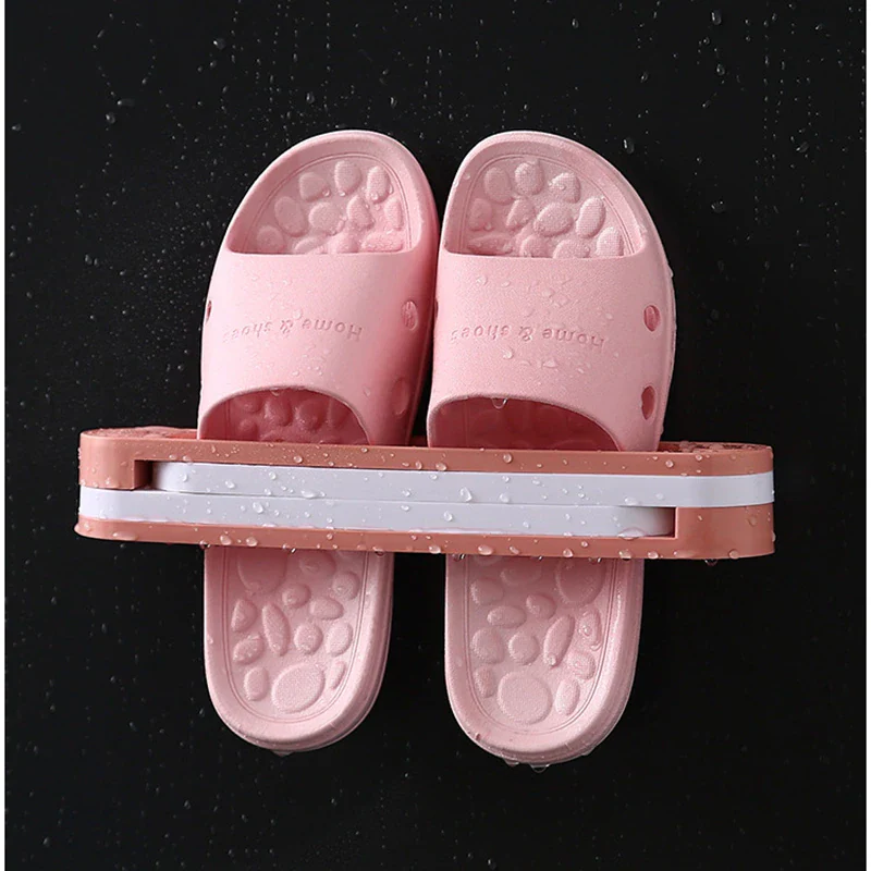 3in1 Space Saver Wall Hanging Slipper Hanger - Image 3