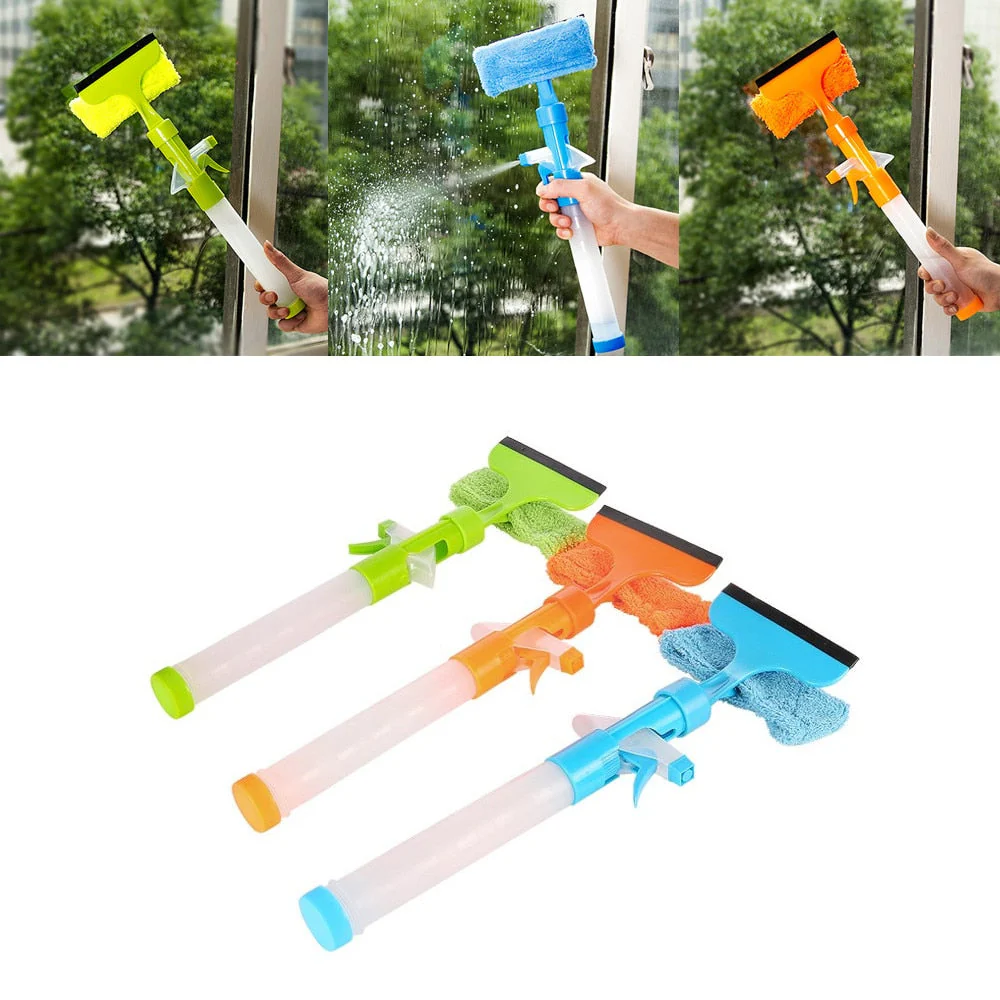 3in1 Window Spray Jet Scraper Cleaner - Image 9