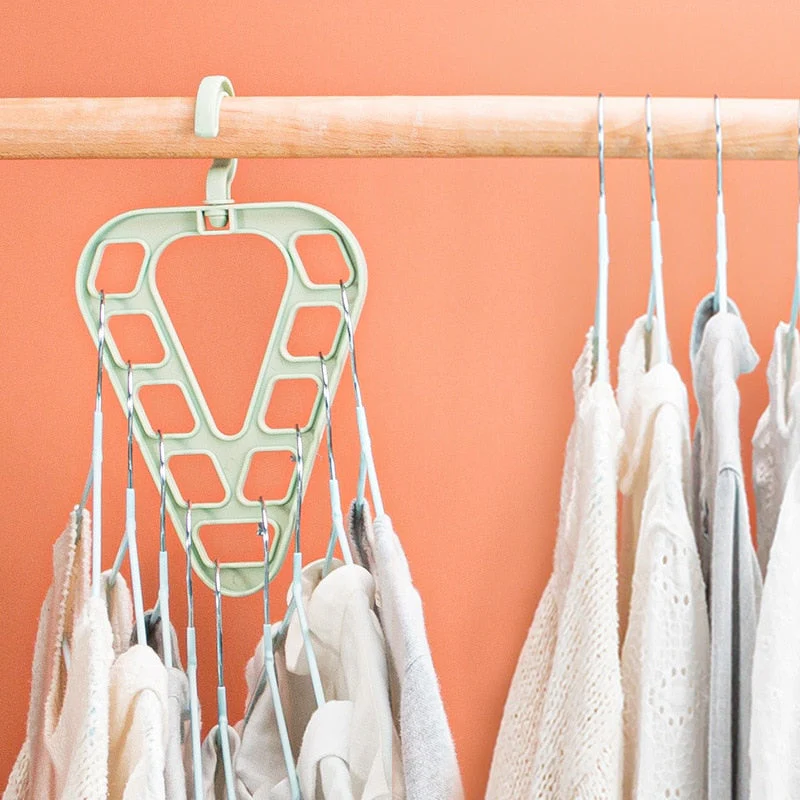 3pcs 9-Hole Magic Clothes Hanger Closet Organizer - Image 7