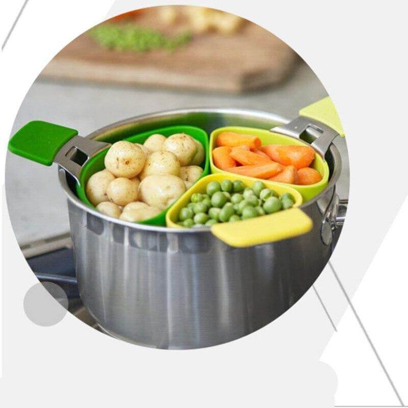 3Pcs Easy Dish Food Steamer - Image 6