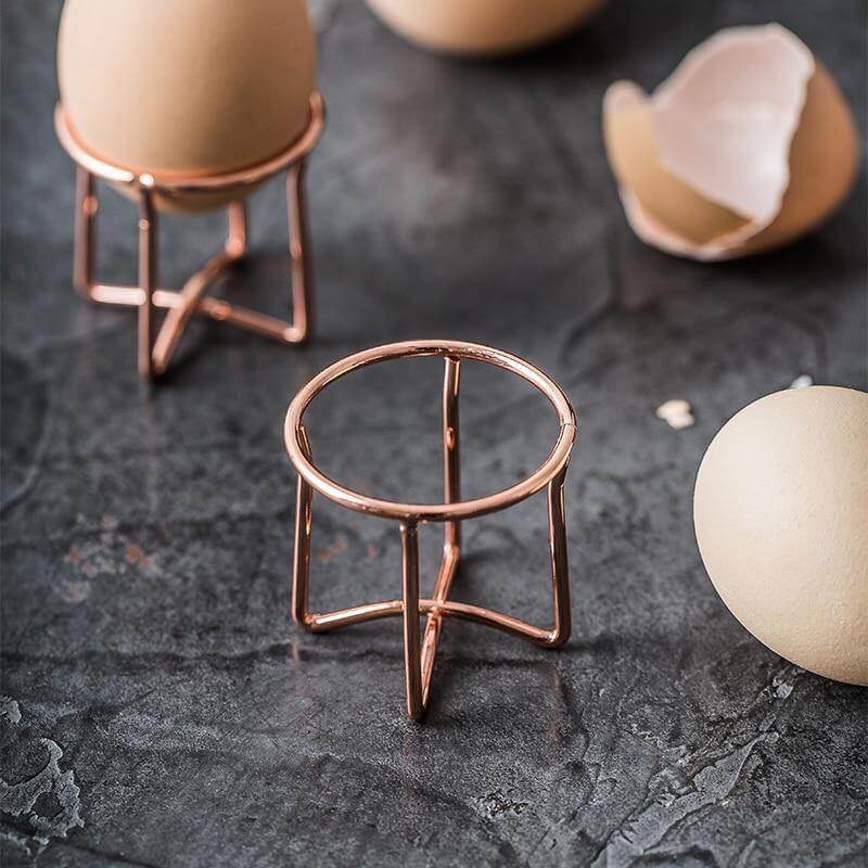 3pcs Elegant Metal Egg Holder - Image 3
