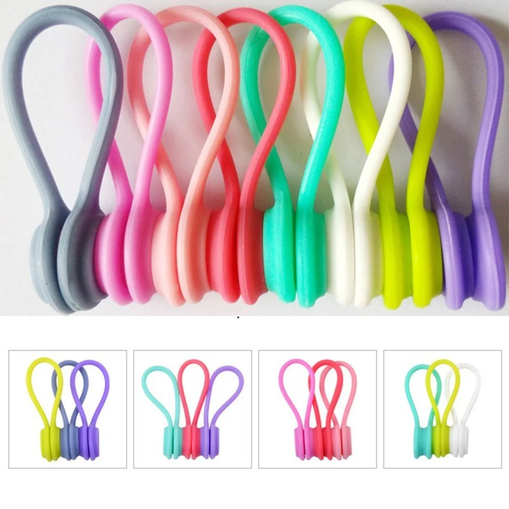 3pcs Magnetic Earphone Cable Organizer - Image 2