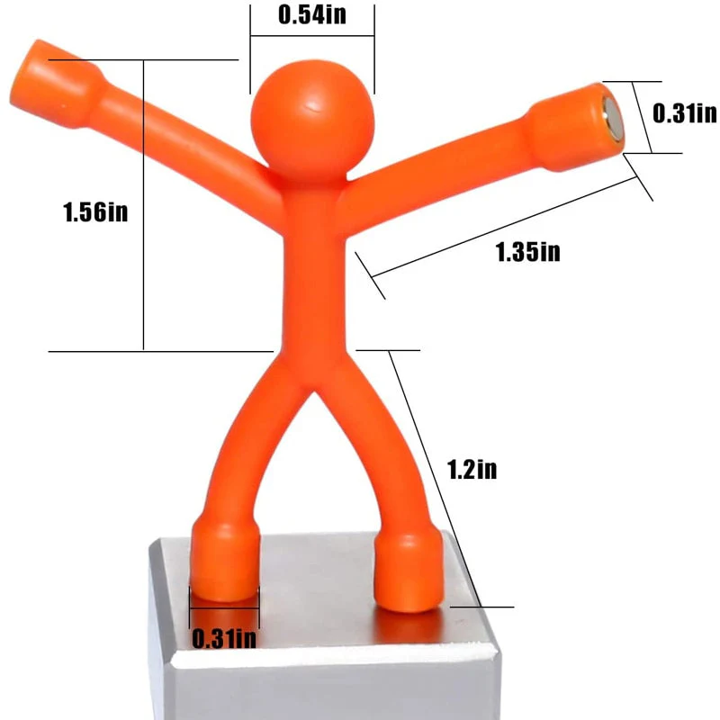 3Pcs Magnetic Humans Anti Stress Toy - Image 5