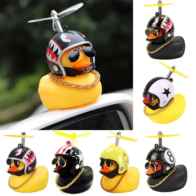 3pcs Mission Serious Car Duck with Helmet - Image 2