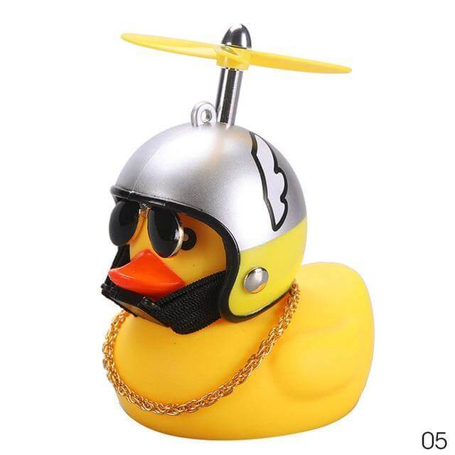 3pcs Mission Serious Car Duck with Helmet - Image 6