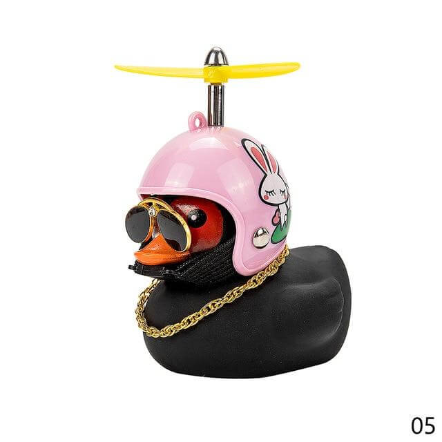 3pcs Mission Serious Car Duck with Helmet - Image 7