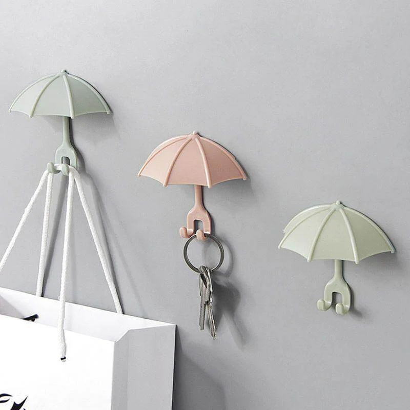 3pcs Set Cute Umbrella Toothbrush Hook - Image 3
