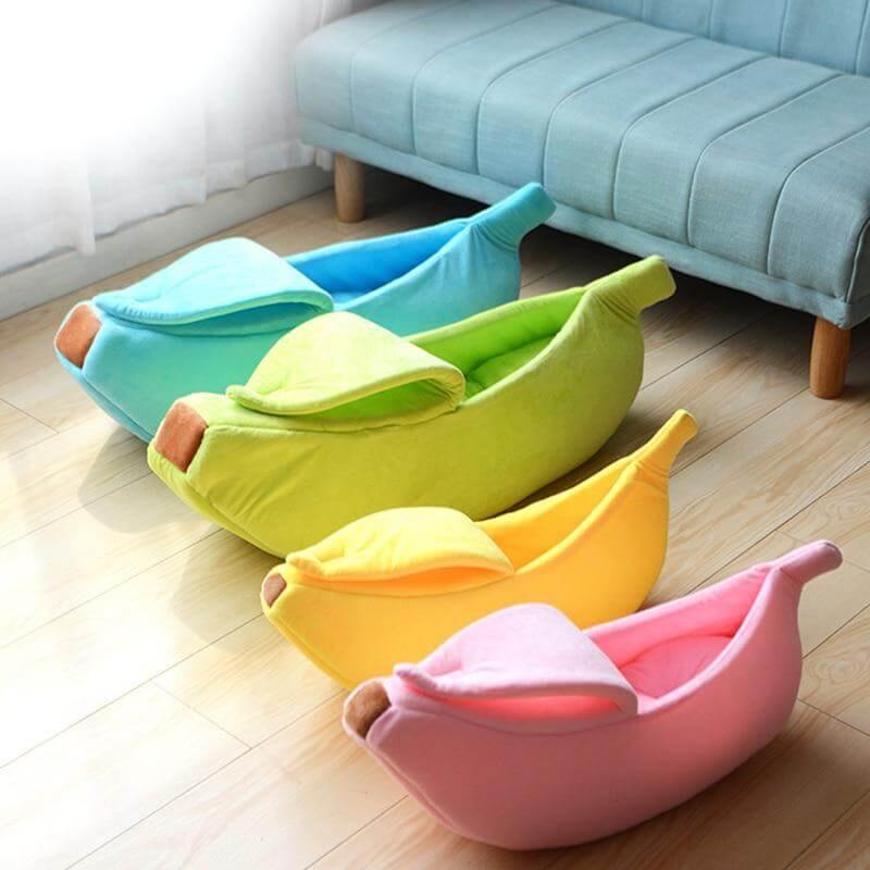 4 Colors Cute Banana Peel Cat House - Image 3