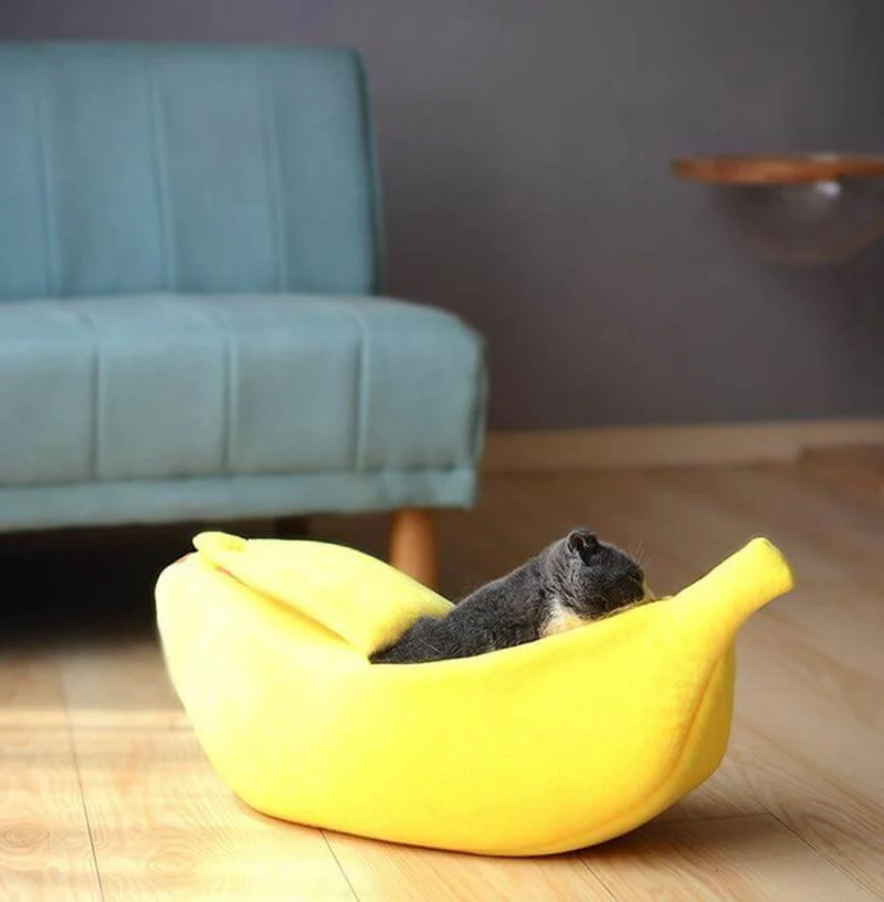 4 Colors Cute Banana Peel Cat House - Image 4