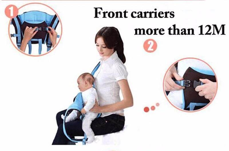 4 in 1 Breathable Front Facing Baby Carrier - Image 2