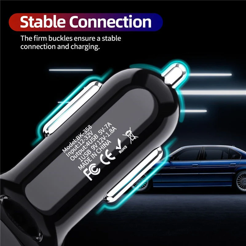 4-Port USB Car Quick Charge - Image 4