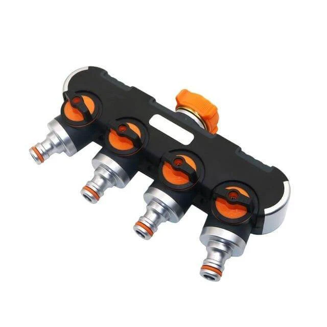 4-way Garden Hose Faucet Splitter Connector - Image 11