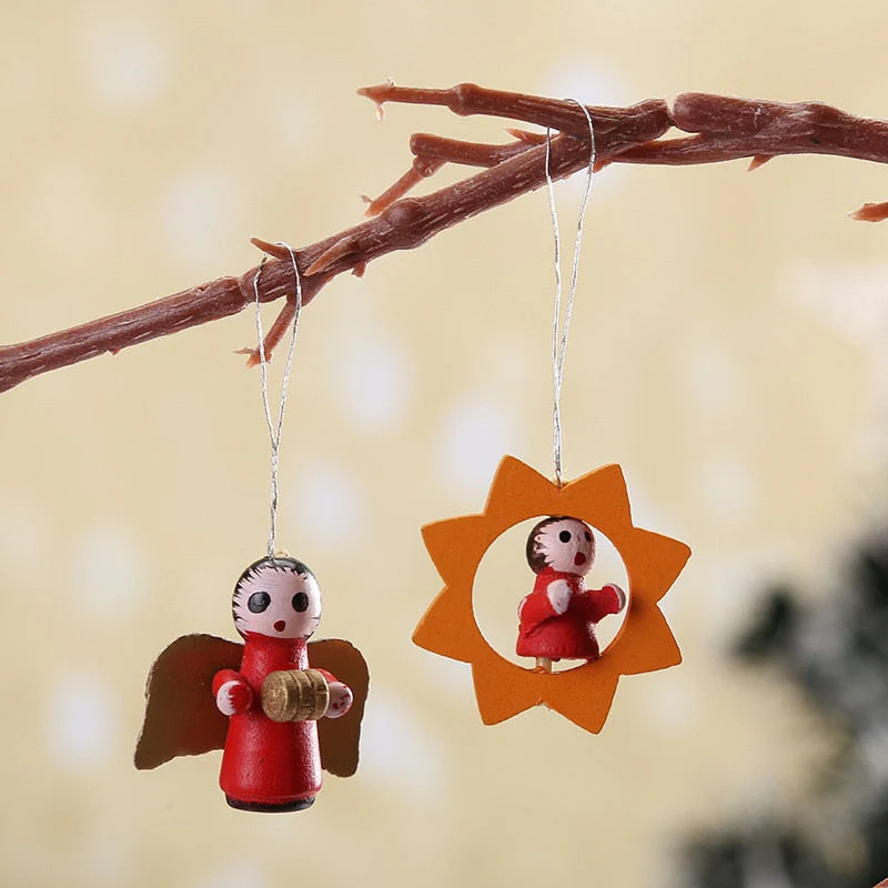48pcs Santa's Runners Wooden Decoration Set - Image 5