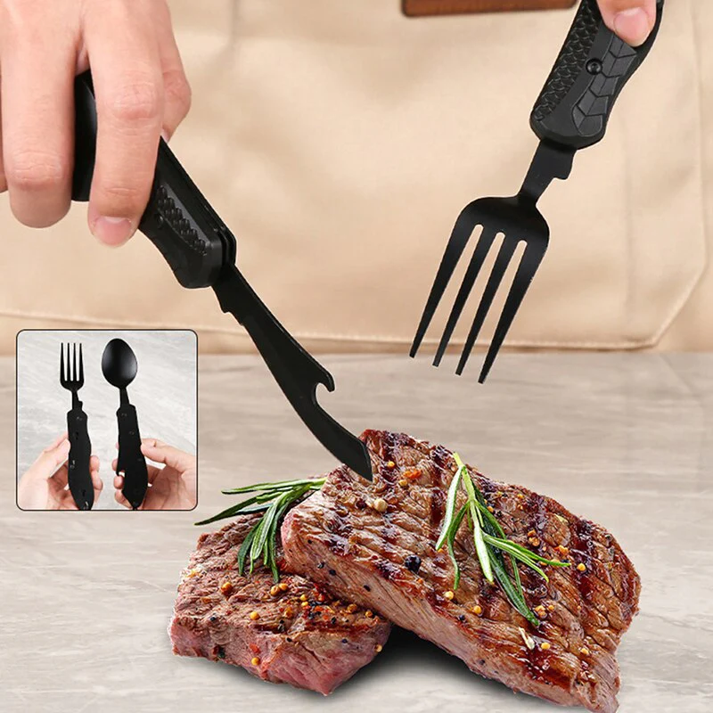 4in1 Easy Cary Travel Cutlery Tool - Image 4