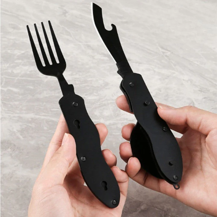 4in1 Easy Cary Travel Cutlery Tool - Image 5