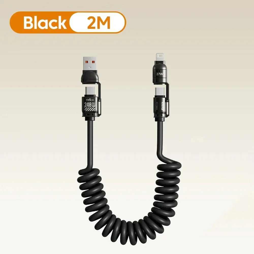4in1 Extendable Universal Fast Charging Data Cable - Image 7