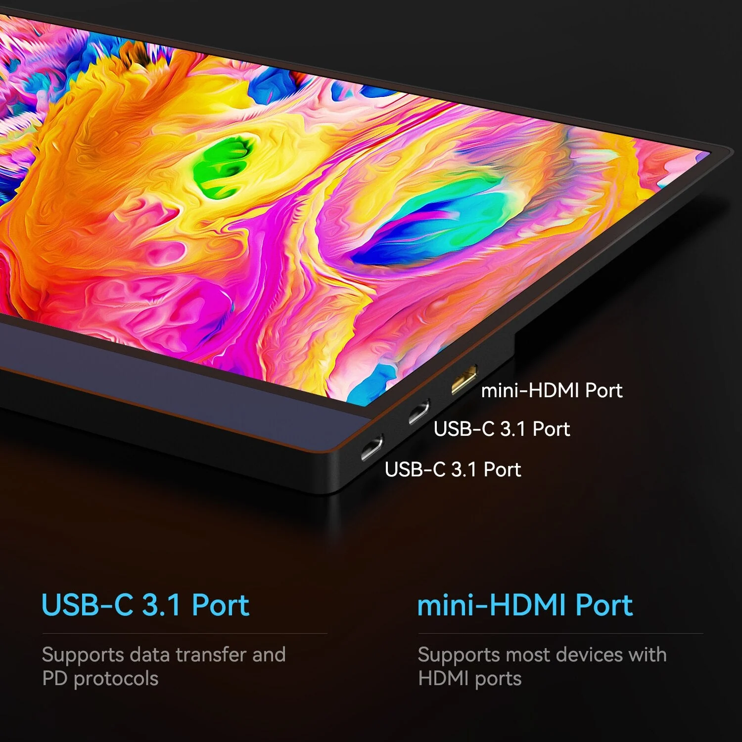 4K Portable Ultra View External Monitor - Image 5
