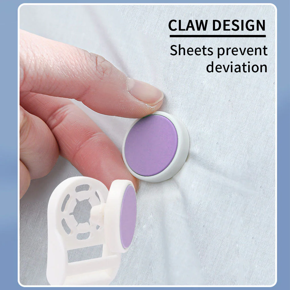 4pcs Adjustable Bed Sheet Clips - Image 9