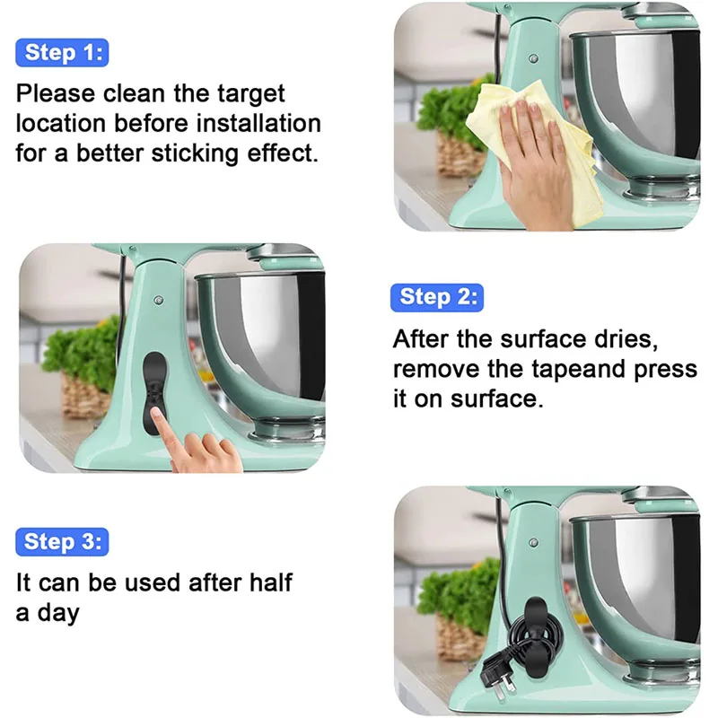 4Pcs Cable Organizer Cord Winder - Image 9