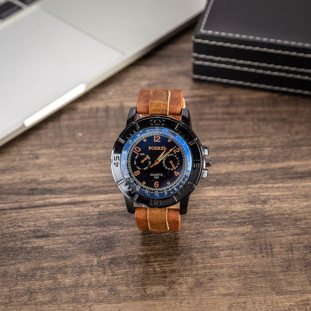 4Pcs Luxury Men Business Watch Gift Set - Image 4
