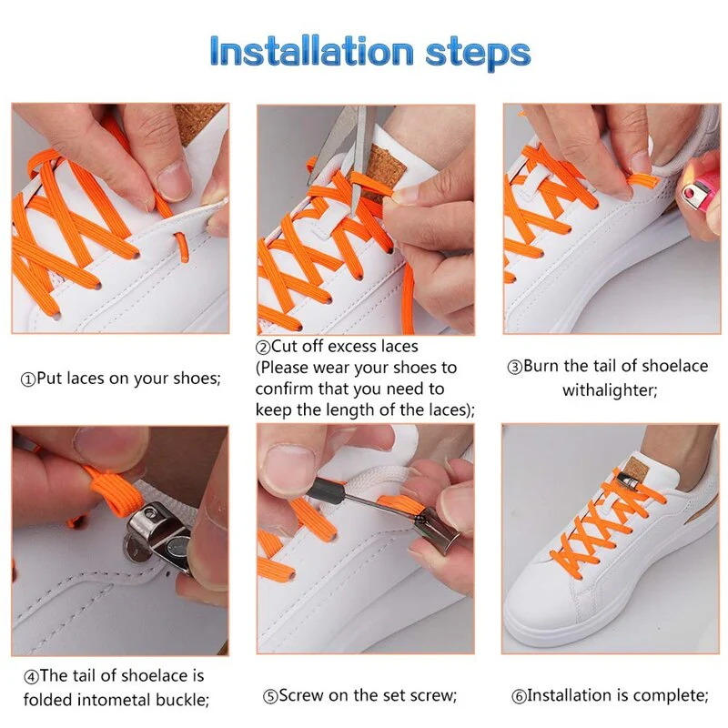 4pcs Metal Magnetic Lazy Shoelace - Image 4
