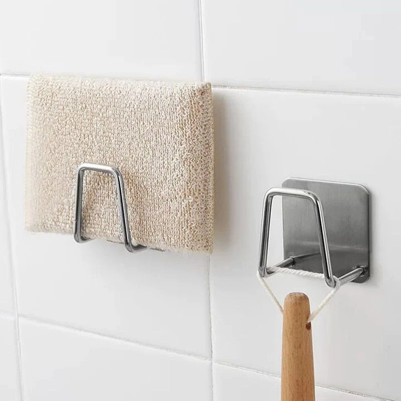 4pcs Stainless Steel Sink Sponge Holder - Image 3