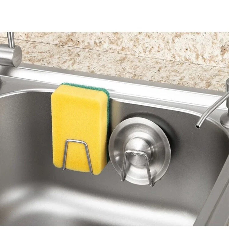 4pcs Stainless Steel Sink Sponge Holder - Image 4