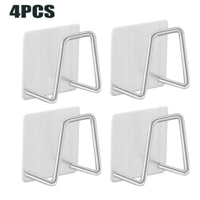 4pcs Stainless Steel Sink Sponge Holder - Image 6