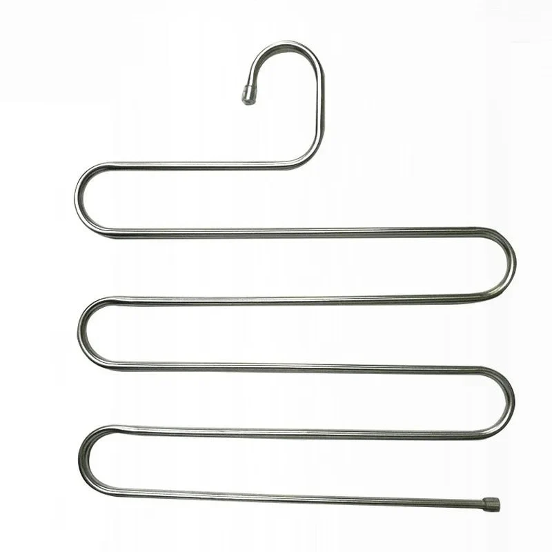 5-Layer Stainless Steel S-Shape Clothes Hanger - Image 5