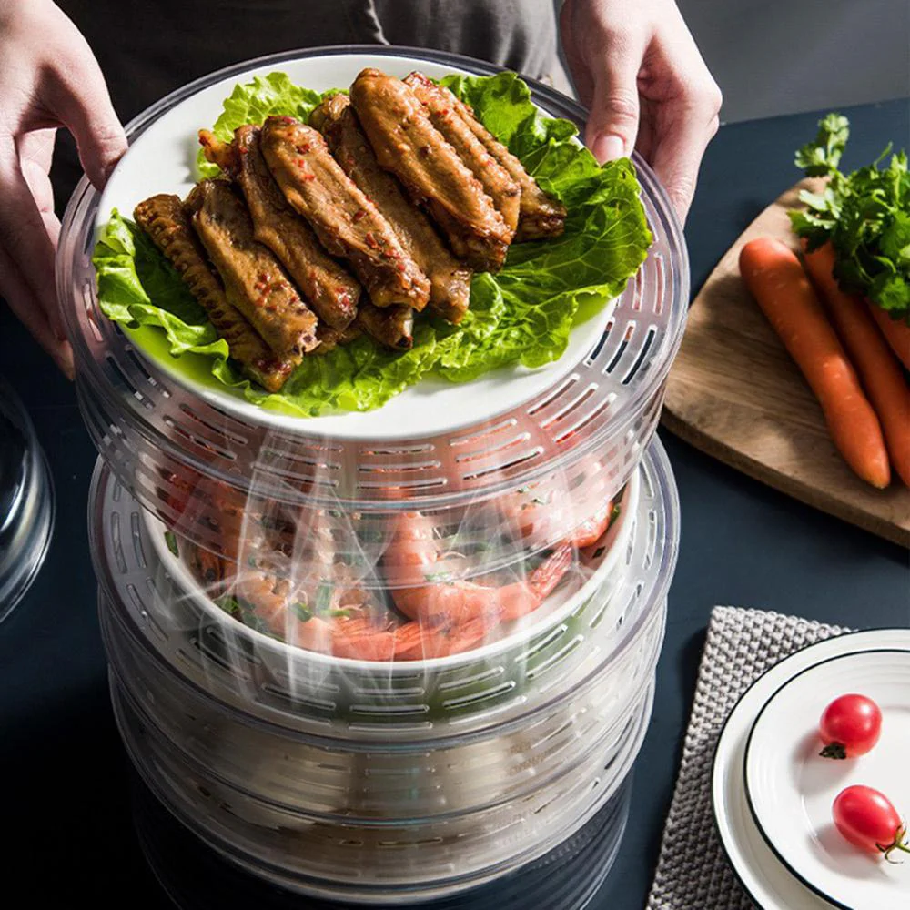 5-Tier Transparent Food Storage Container - Image 2