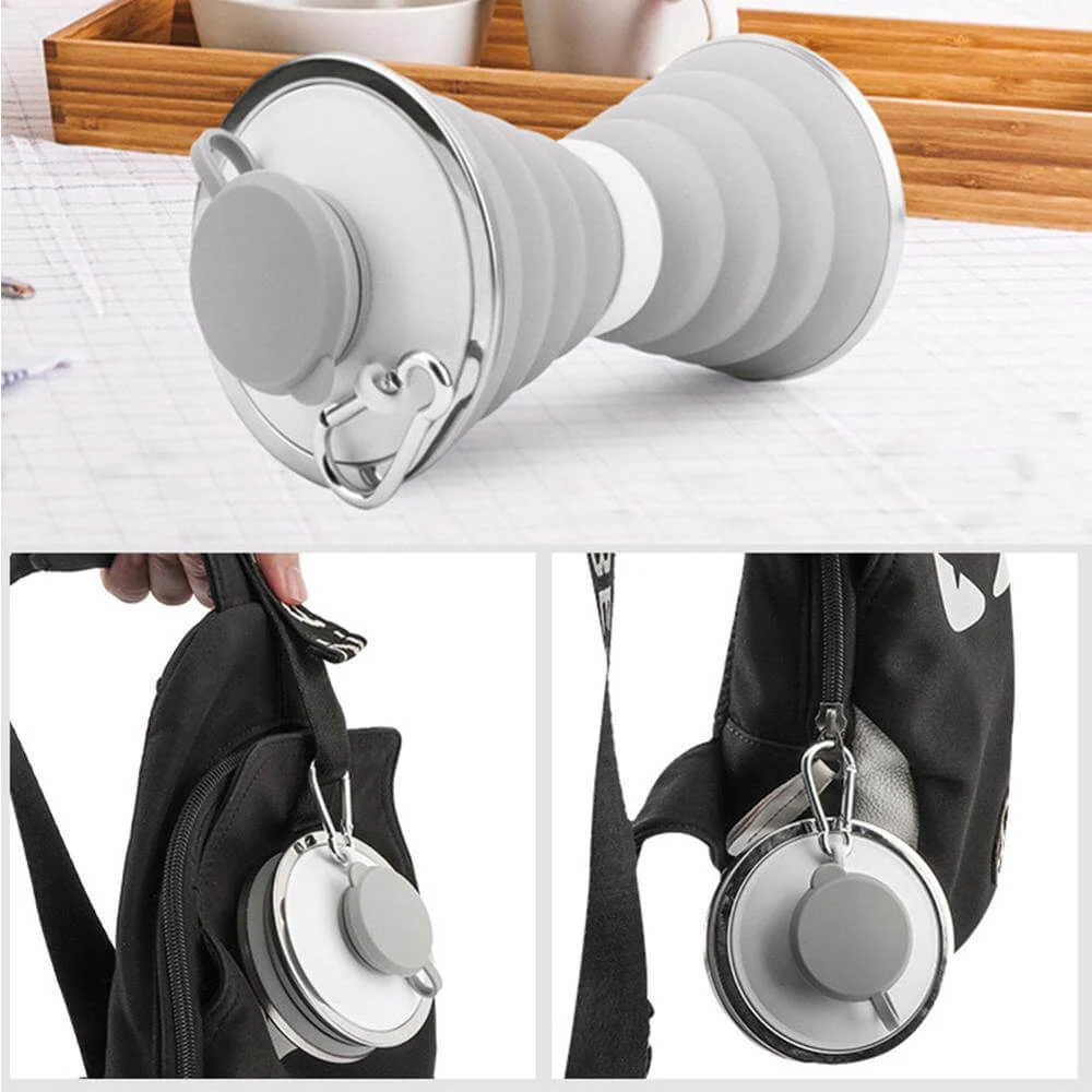 500mL Foldable Soft Silicone Bottle - Image 4