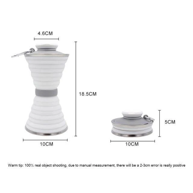 500mL Foldable Soft Silicone Bottle - Image 9