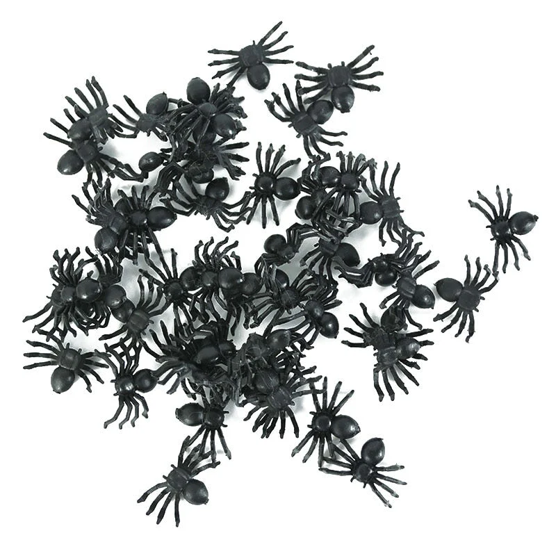 50Pcs Luminous Glowing Spiders Halloween Decoration - Image 2