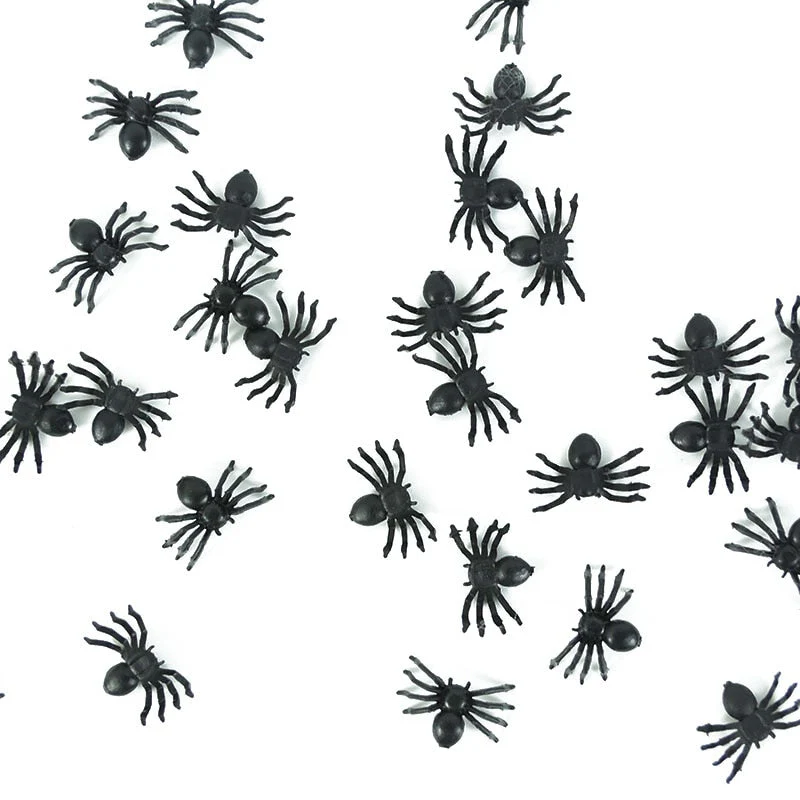 50Pcs Luminous Glowing Spiders Halloween Decoration - Image 6